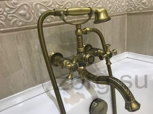 Смеситель Zorg Antic A 7000W-BR для ванны и душа